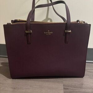 Kate Spade Maroon/Eggplant Shoulder Bag